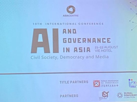 Reflections on AI and Digital Governence from Asia